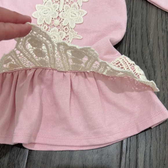 Halabaloo baby longsleeve crochet sweater dress - Picture 5 of 8